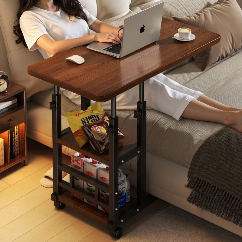 Desk Setup For Laptop - Ruchomy stolik nocny z funkcją podnoszenia,