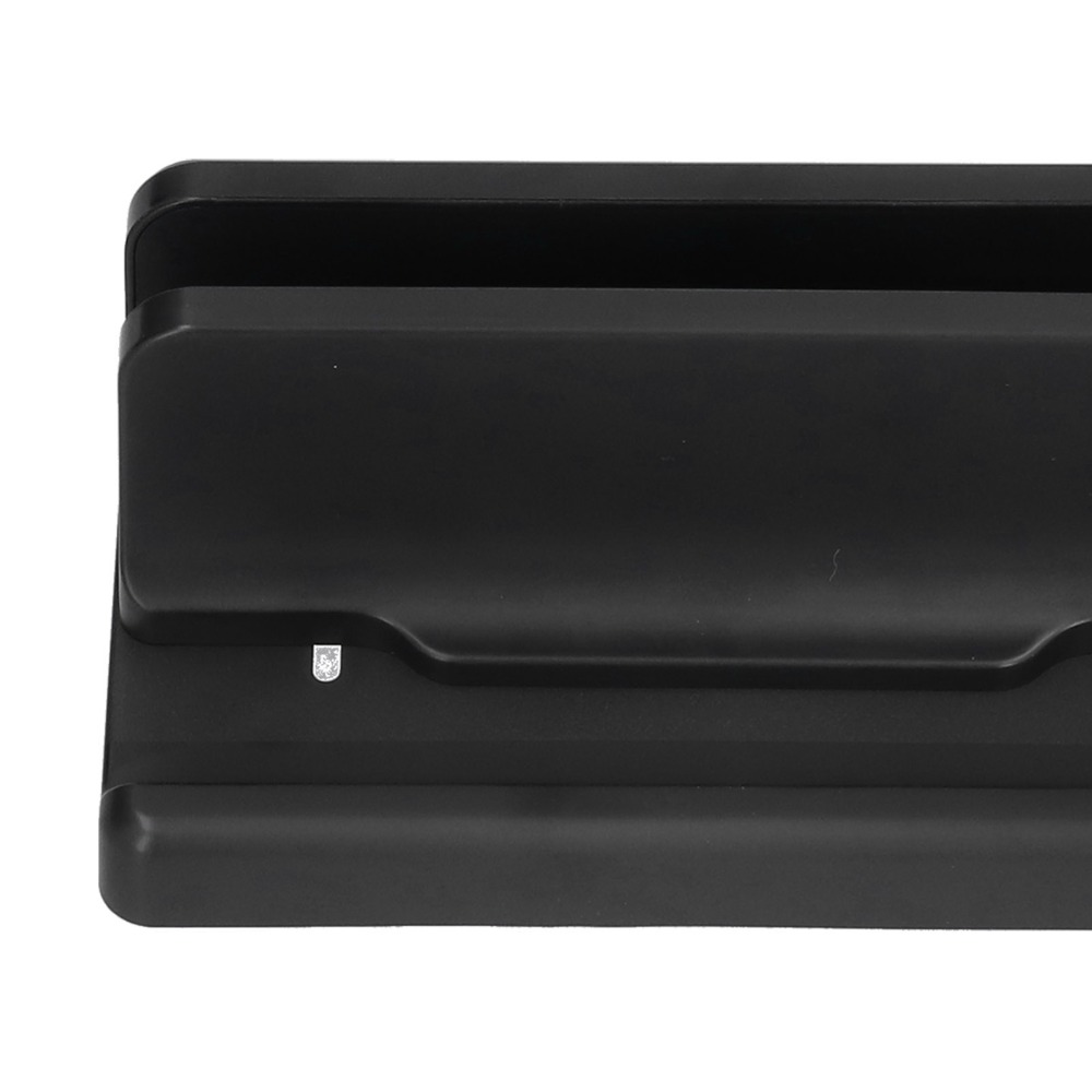 Vertical Laptop Stand - Plastikowy pionowy stojak na laptopa, czarny,