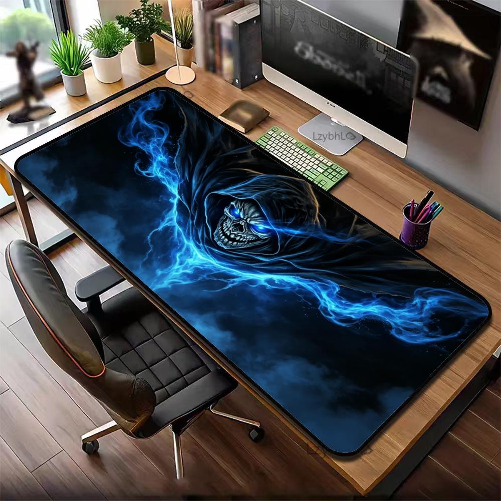 Desk Setup Blue - Misteriowna Niebieska Podkładka Pod Mysz z