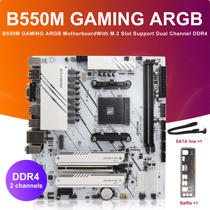 Amd Cpu Ryzen 5 - Płyta główna B550M GAMING ARGB AM4