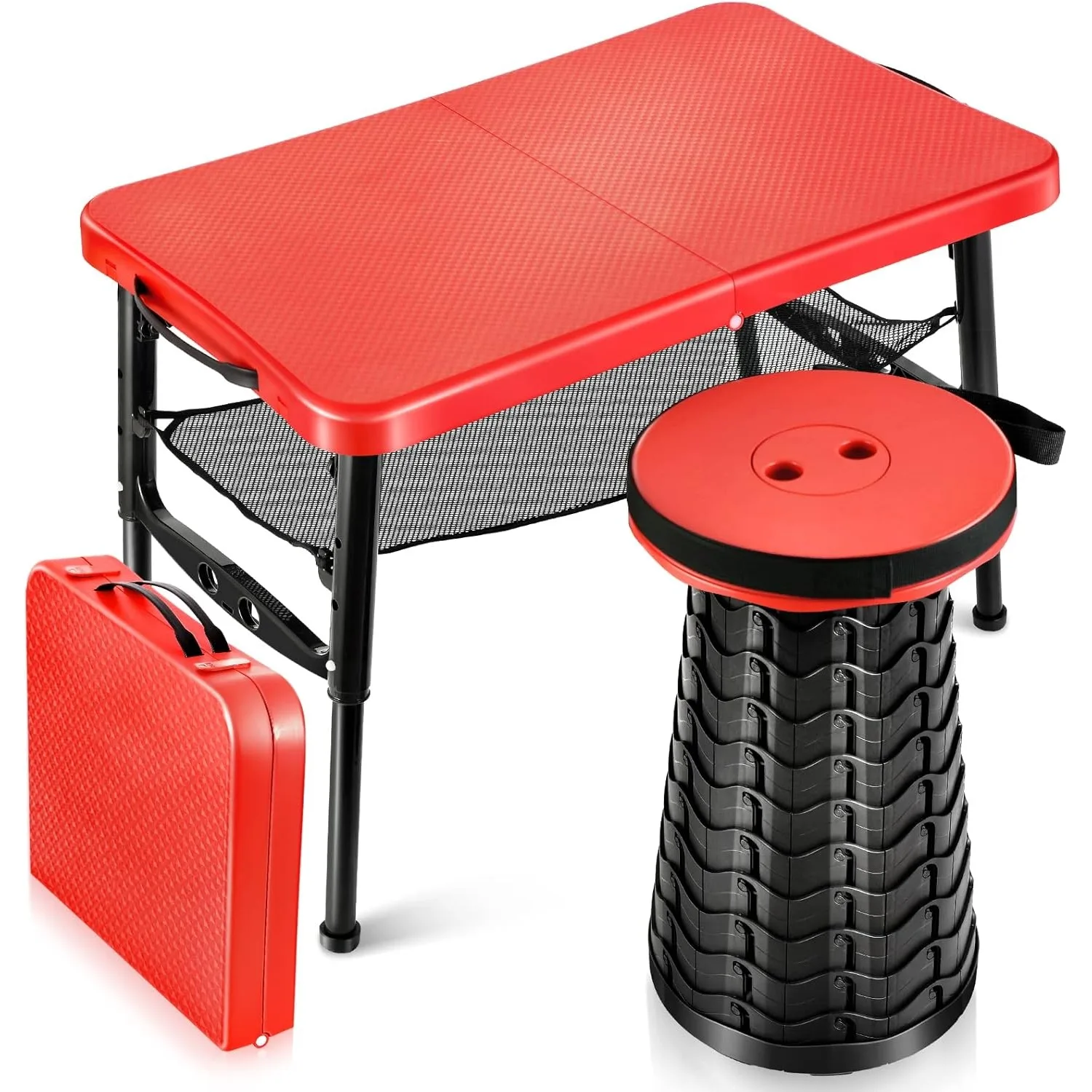 Desk Setup For Laptop - Zestaw składanych stołów i stołków Przenośny