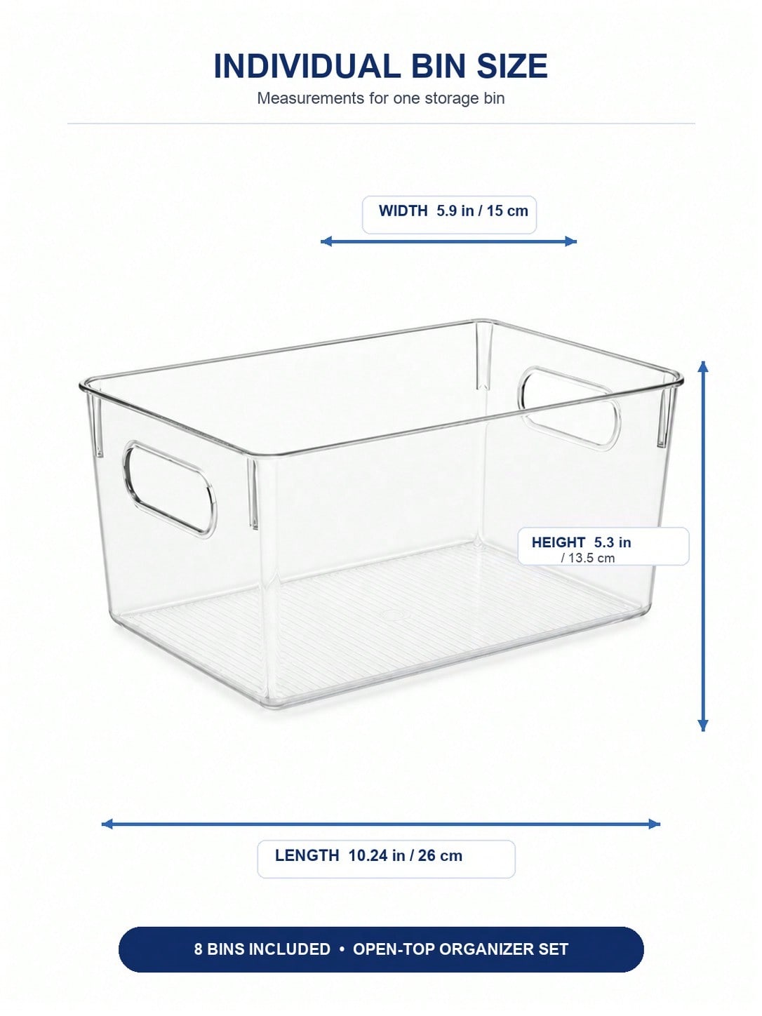 Zestaw 8 przezroczystych pojem – Desk Setup Organizer recenzja i cena