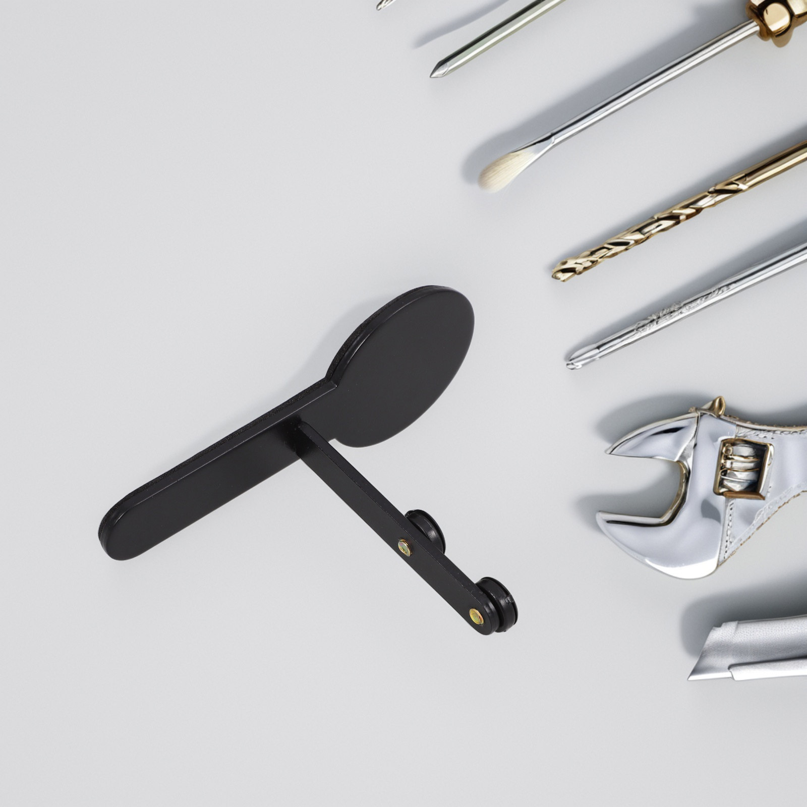 1 para metalowych uchwytów do  – Desk Setup Organizer recenzja i cena