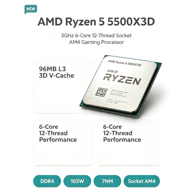 Procesor AMD Ryzen 5 5500X3D d – Amd Cpu Ryzen 5 recenzja i cena