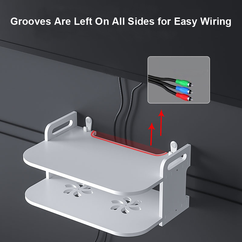 Półka ścienna na router z otwo – Desk Setup Organizer recenzja i cena