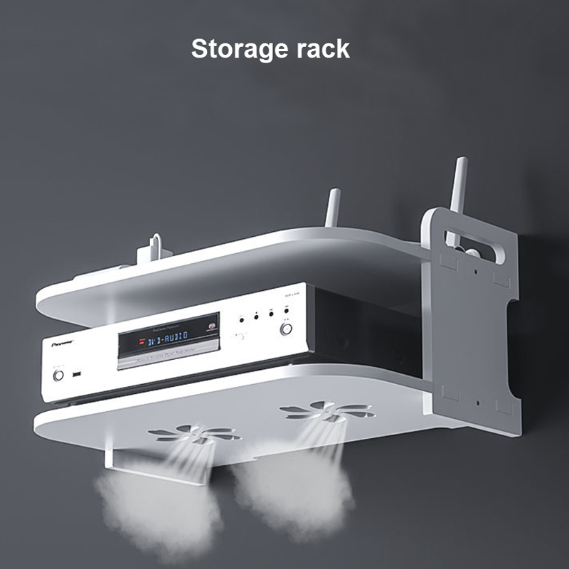 Półka ścienna na router z otwo – Desk Setup Organizer recenzja i cena
