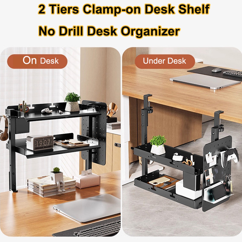 Półka na biurko z mocowaniem n – Desk Setup Organizer recenzja i cena