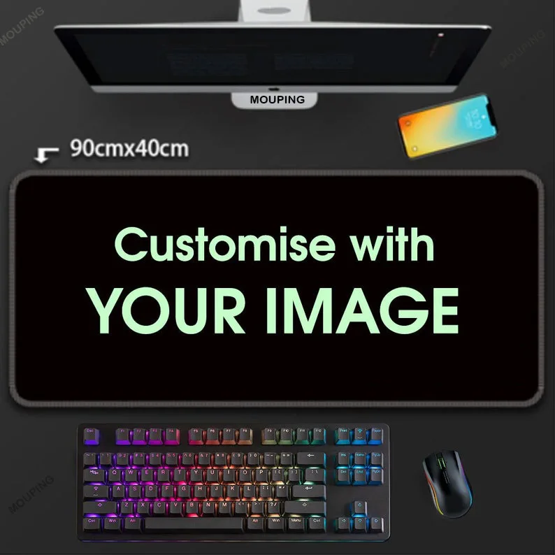 Playmat Custom Mouse Pad Compa – Desk Setup Pink recenzja i cena