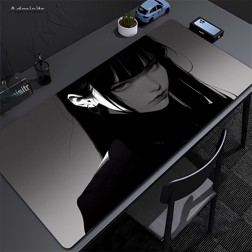 Czarna mata na stół Anime Dark – Desk Setup Pink recenzja i cena