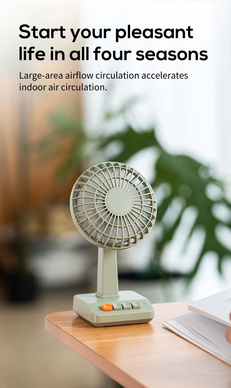 Wentylator biurkowy w stylu re – Fan Desk Small Usb recenzja i cena