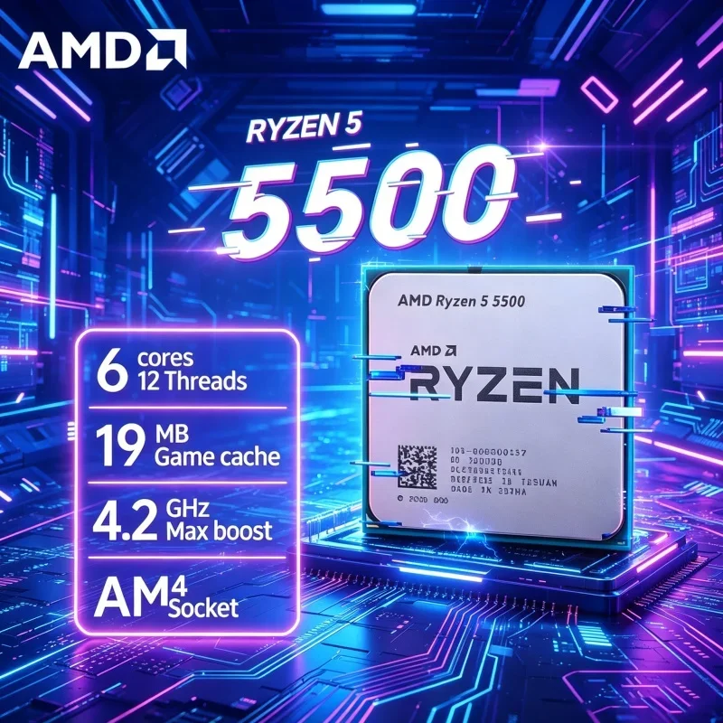 AMD Ryzen 5 5500 Procesor Gami – Amd Cpu Ryzen 5 recenzja i cena