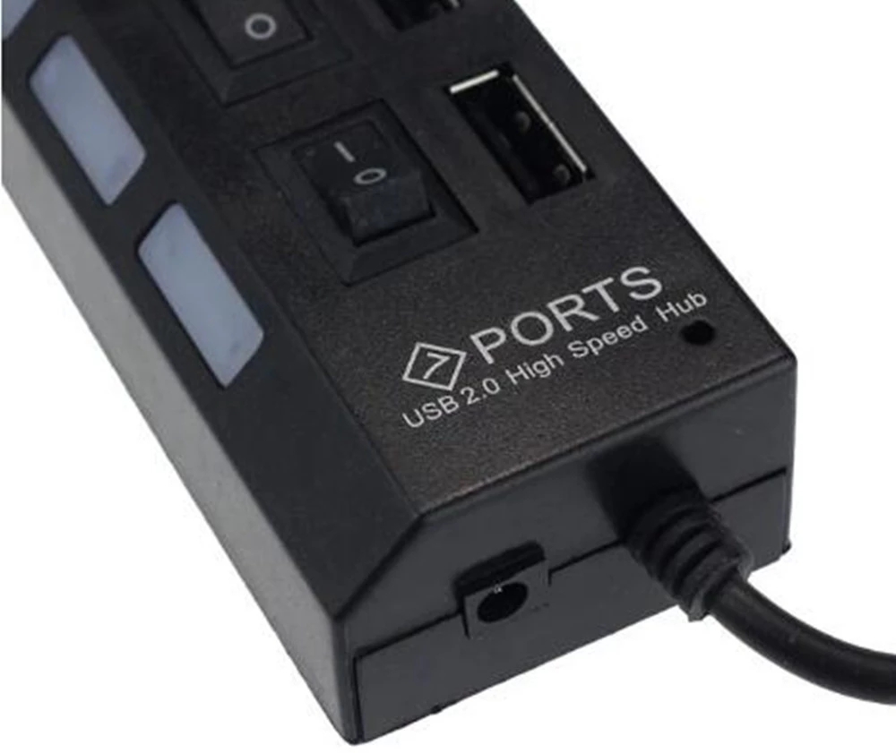 Rozdzielacz USB 2.0 z 7 portam – Desk Setup Mac recenzja i cena