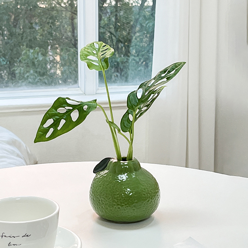 Plastikowy wazon, zielono-poma – Desk Setup Green recenzja i cena