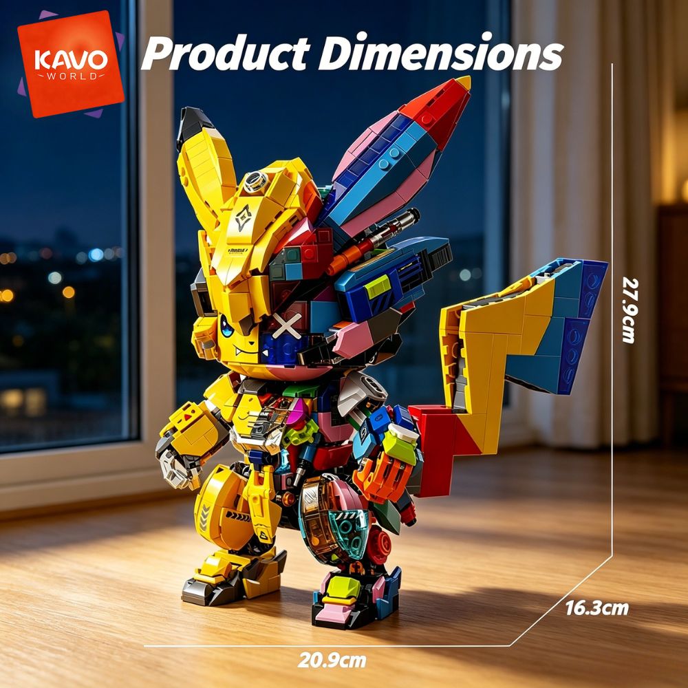 KAVOWORLD 1505 elementów Mecha – Desk Setup Diy recenzja i cena