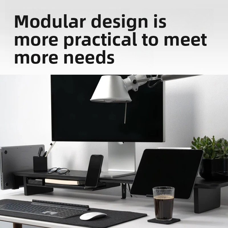 Solidny drewniany stojak pod m – Desk Setup Organizer recenzja i cena