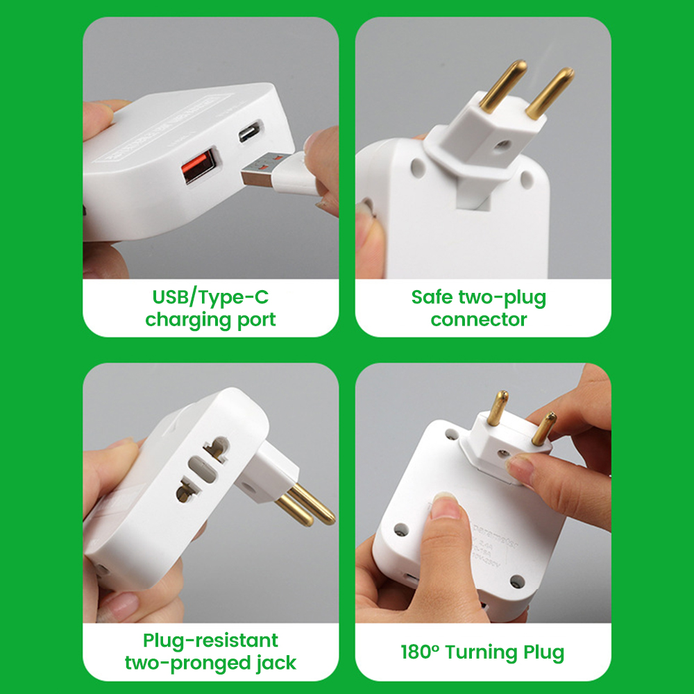 Adapter wtyczki 3 w 1 EU/US, s – Power Strip Flat recenzja i cena