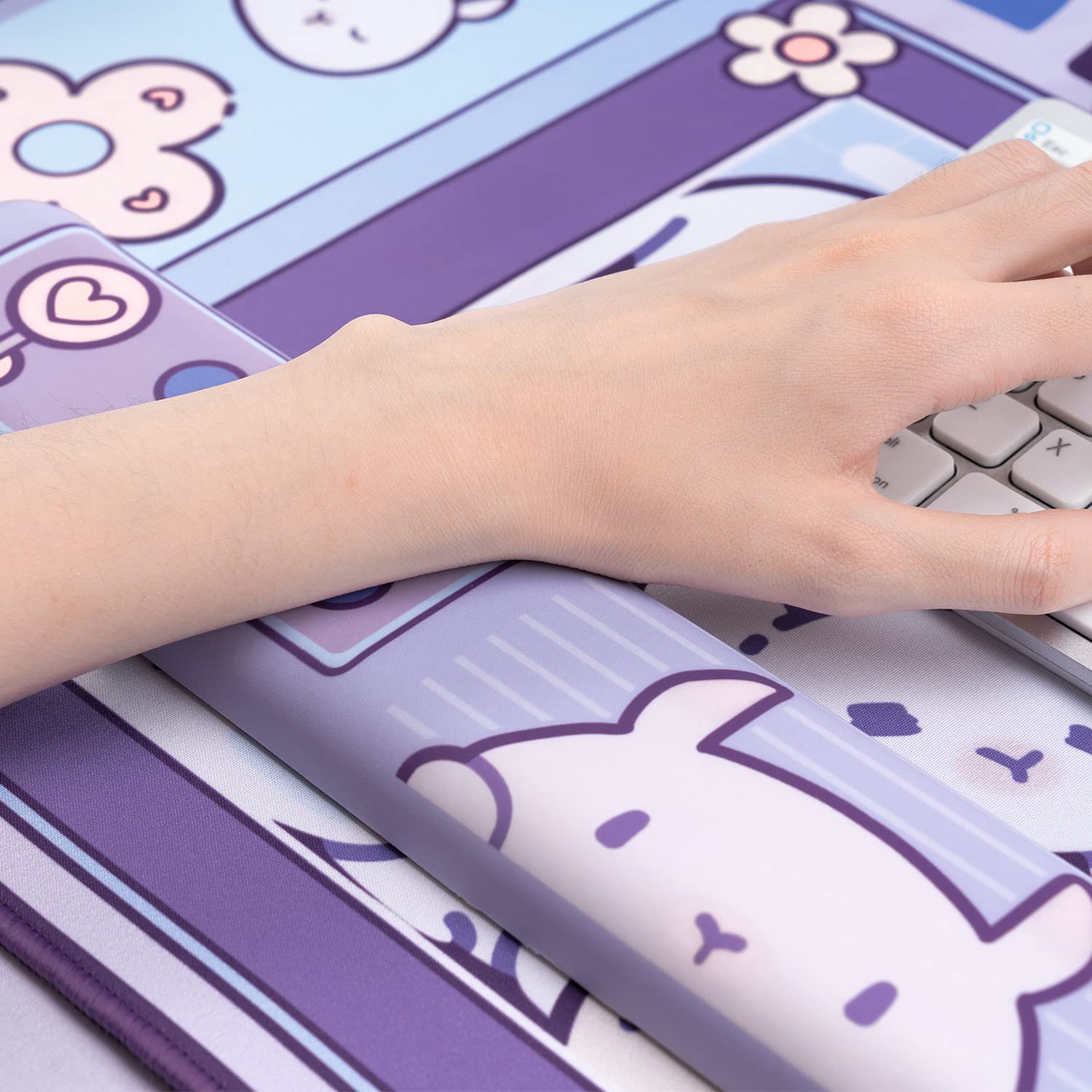 Duża podkładka pod mysz do gie – Desk Setup Pink recenzja i cena