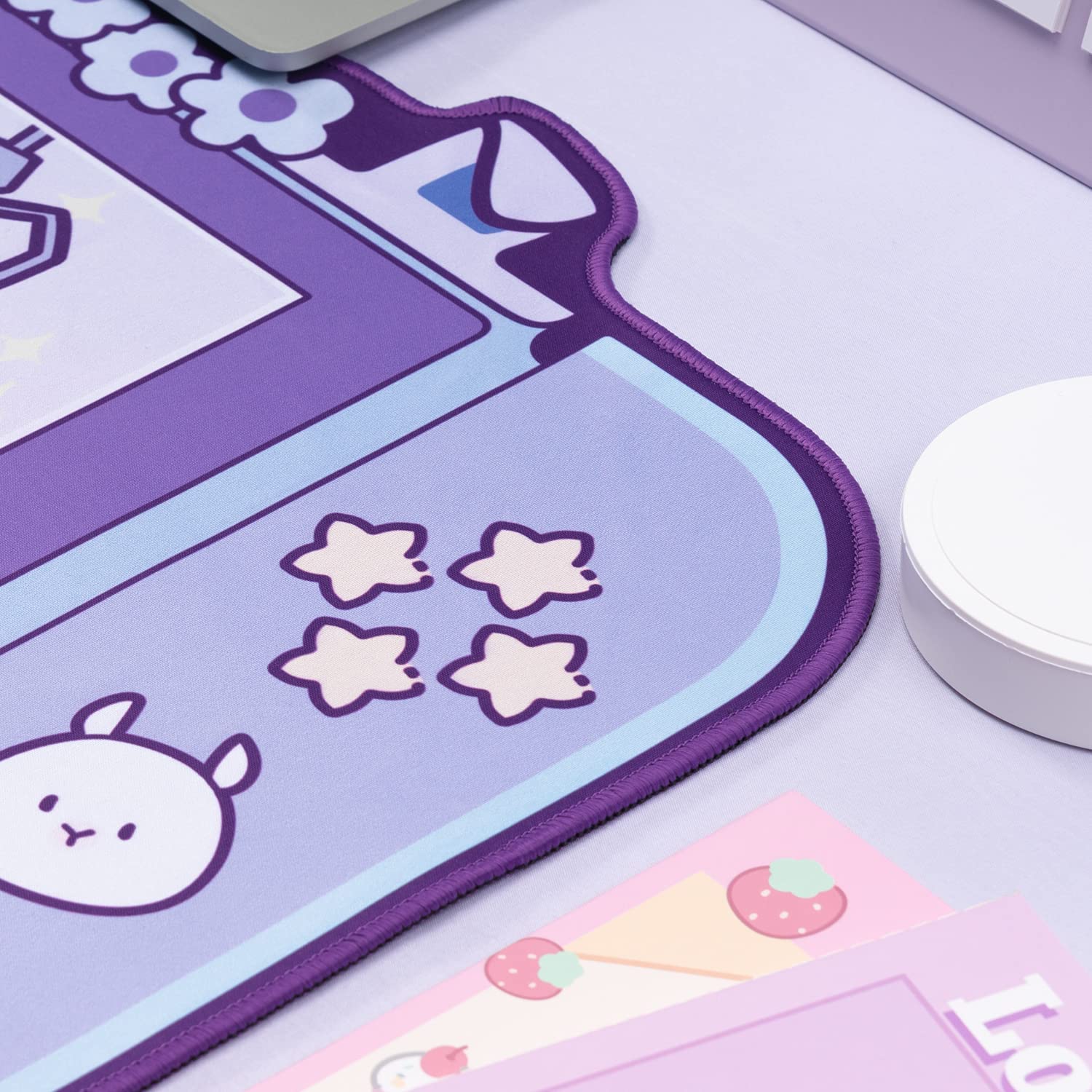 Duża podkładka pod mysz do gie – Desk Setup Pink recenzja i cena