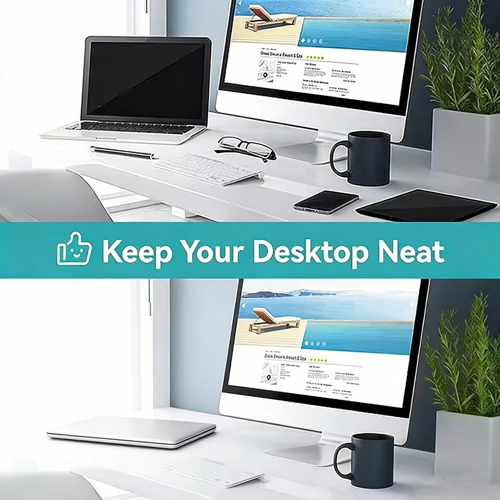 Regulowany stojak na laptopa,  – Desk Setup Pink recenzja i cena