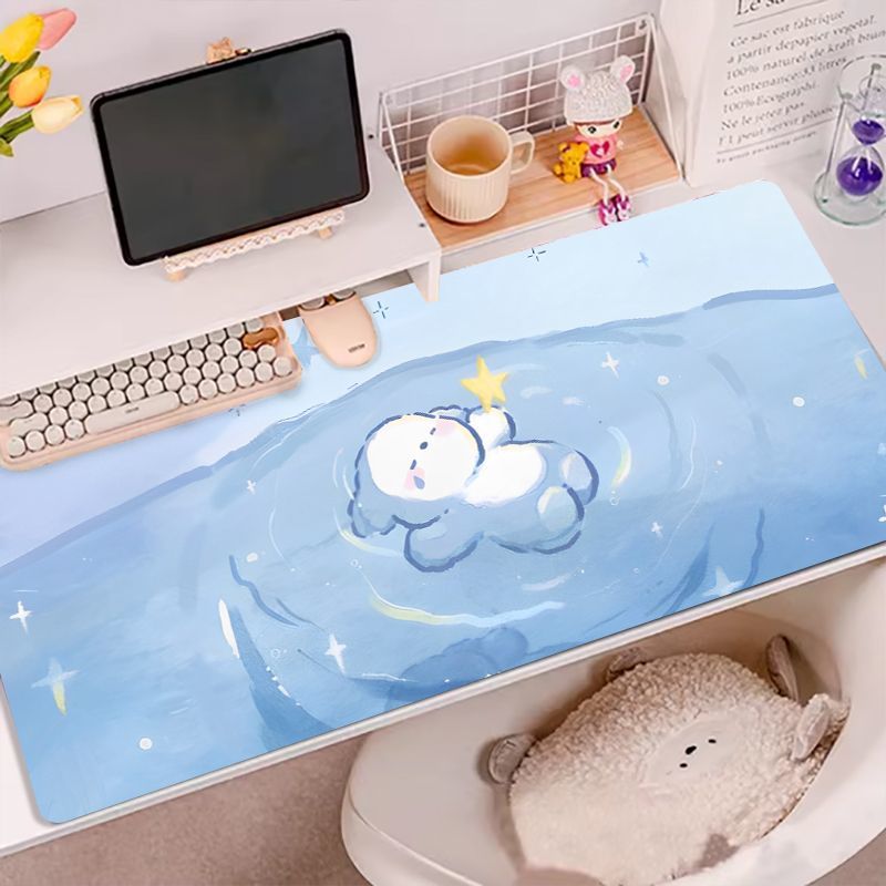 Podkładka na biurko ze skóry,  – Desk Setup Blue recenzja i cena