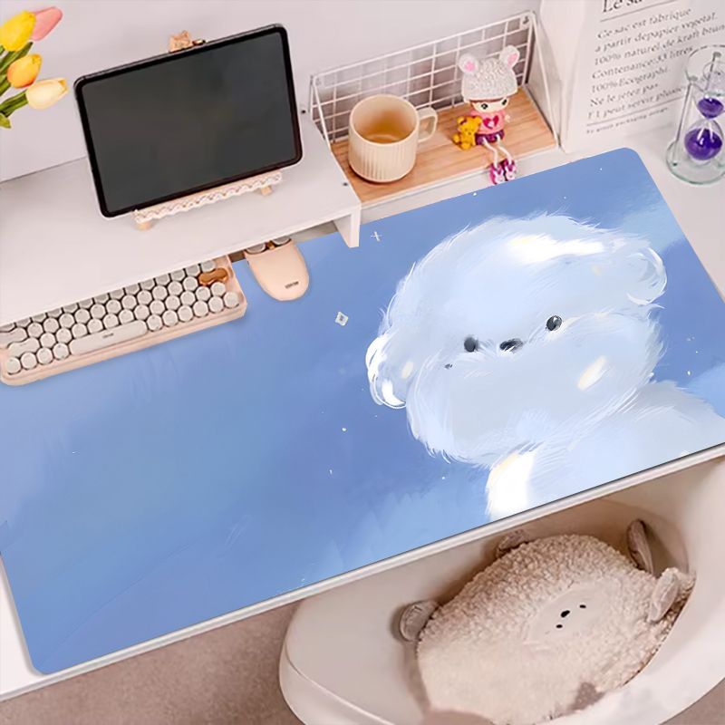 Podkładka na biurko ze skóry,  – Desk Setup Blue recenzja i cena