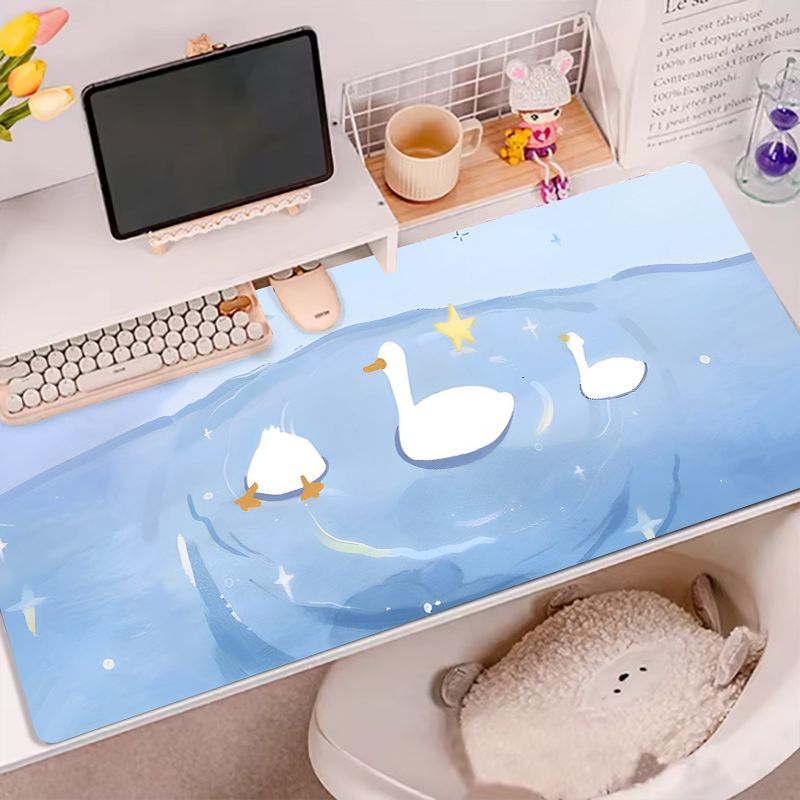 Podkładka na biurko ze skóry,  – Desk Setup Blue recenzja i cena
