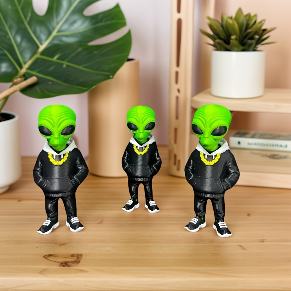 1 sztuka zielonej figurki kosm – Desk Setup Green recenzja i cena