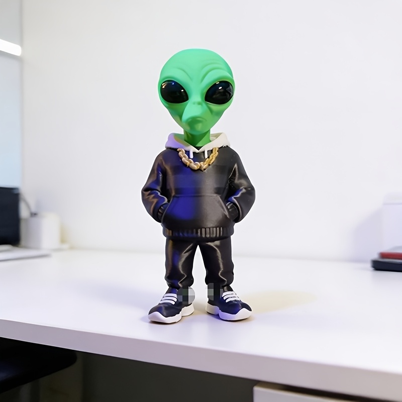 1 sztuka zielonej figurki kosm – Desk Setup Green recenzja i cena