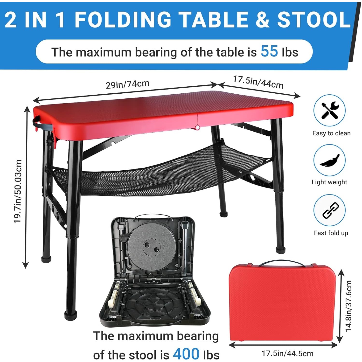 Zestaw składanych stołów i sto – Desk Setup For Laptop recenzja i cena