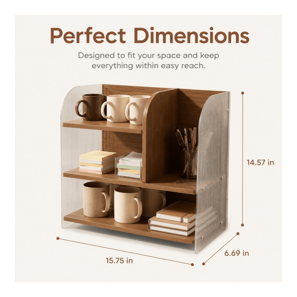 Biały pojemnik na router WiFi, – Desk Setup Organizer recenzja i cena